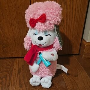 Animated Pink Poodle Plush Toy
